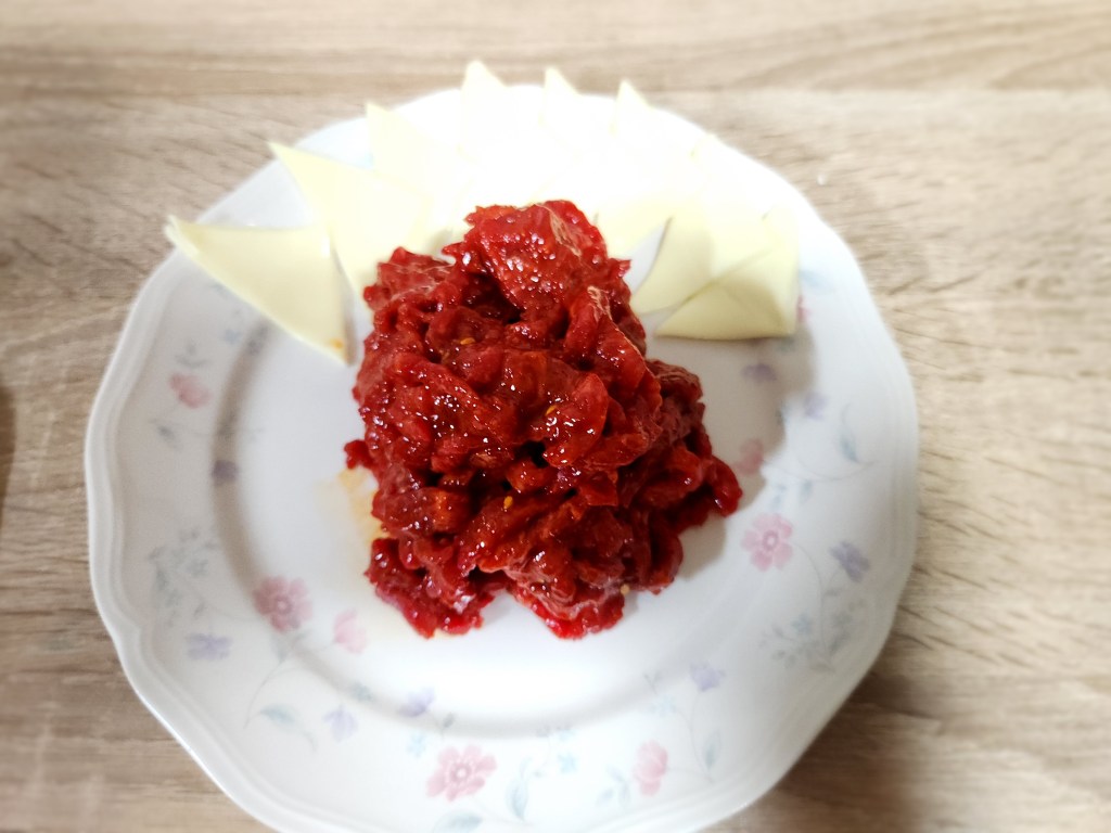 Simple Yet Fancy :(육회) Korean style Beef&nbsp;Tartare